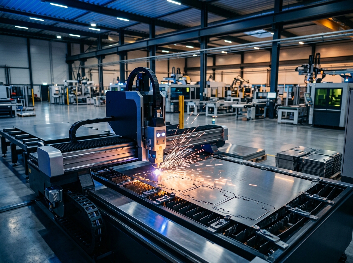 برش لیزری CNC ورق‌های استیل تجهیزات توکار